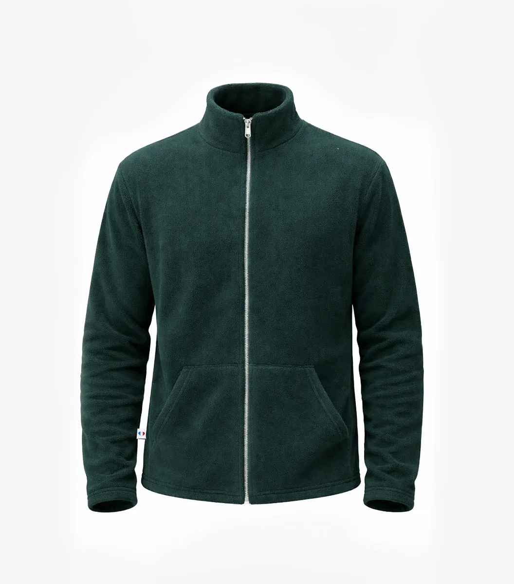 Cocorico Sapin veste polaire zippée homme coton