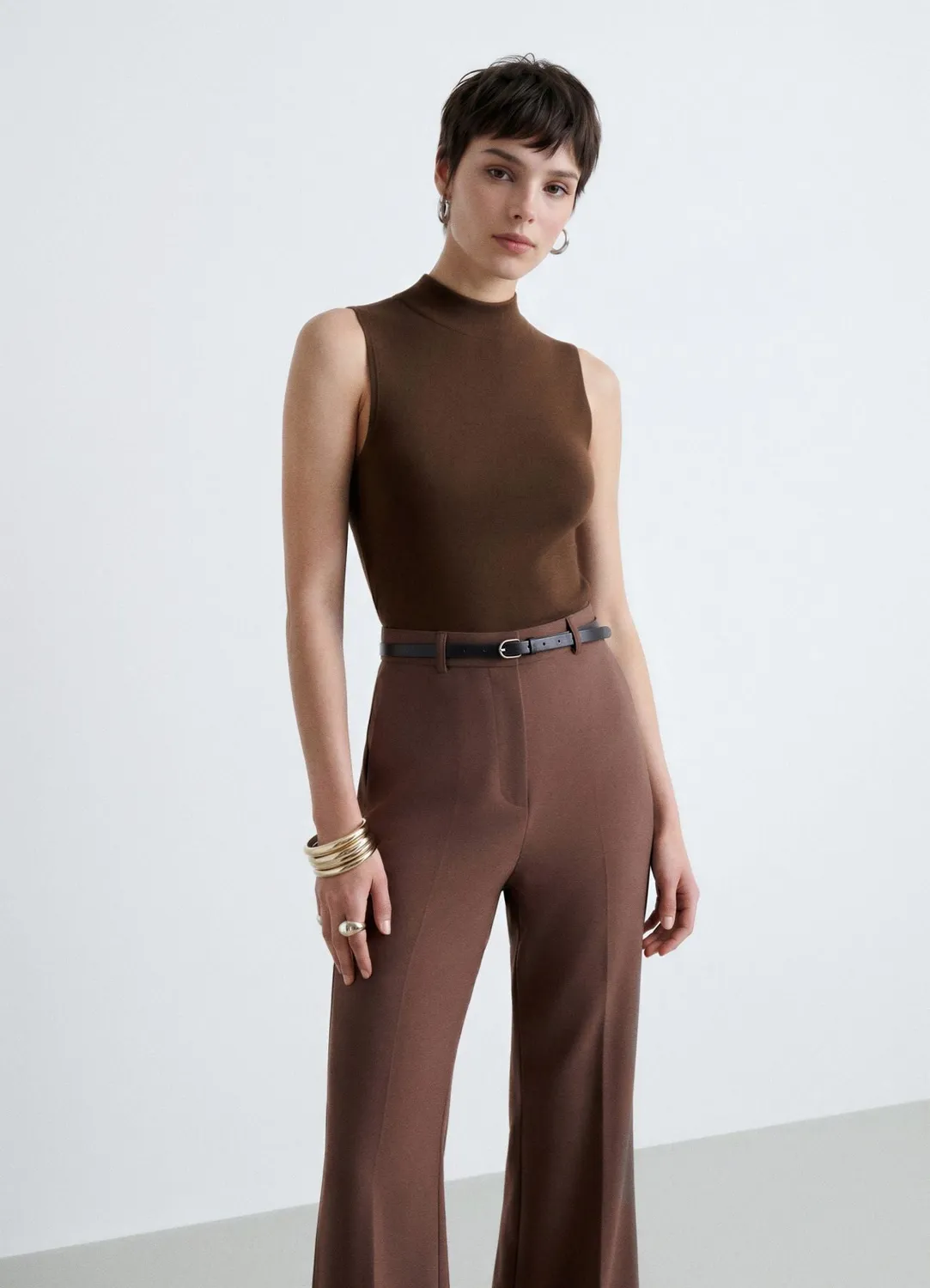 Calliope combinaison femme sans manches col montant