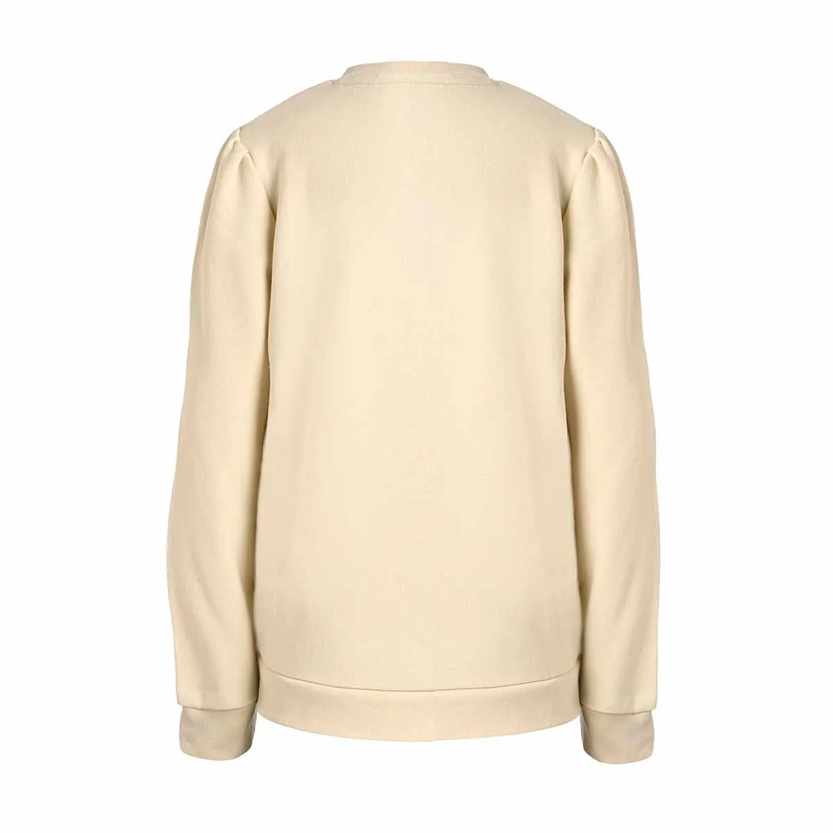 Kappa Biscot sweat fille blanc coton enjoy