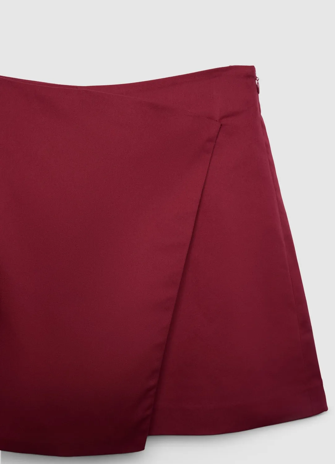 Calliope Portefeuille jupe-short femme taille haute