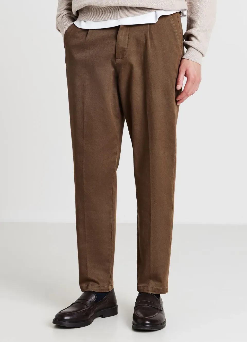 Calliope pantalon chino homme uni coupe confort