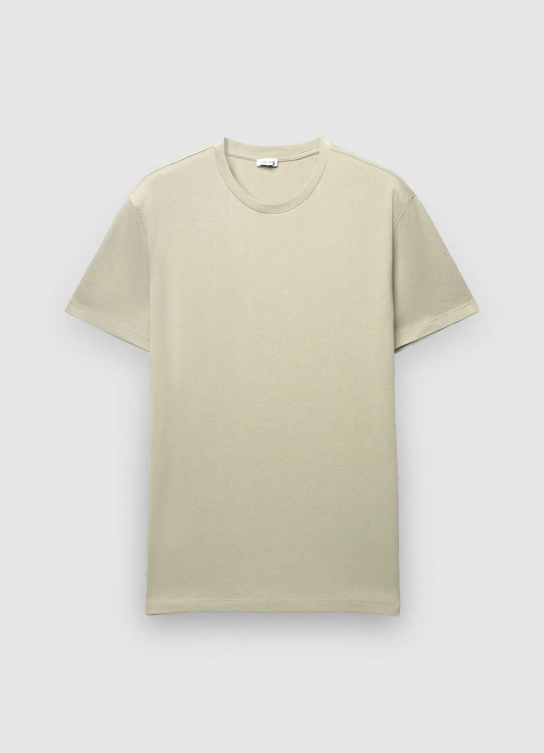 Calliope T-shirt homme piqué col rond uni manches courtes