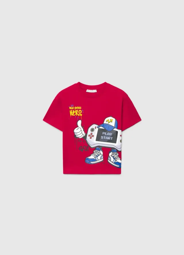 Calliope t-shirt joystick manches courtes garçon