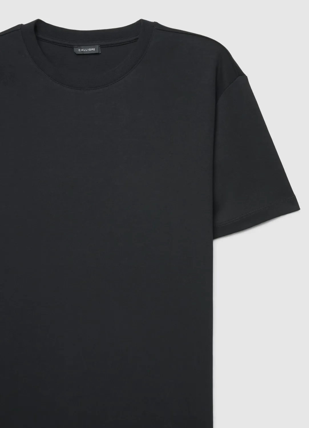 Calliope t-shirt col rond uni homme manches courtes