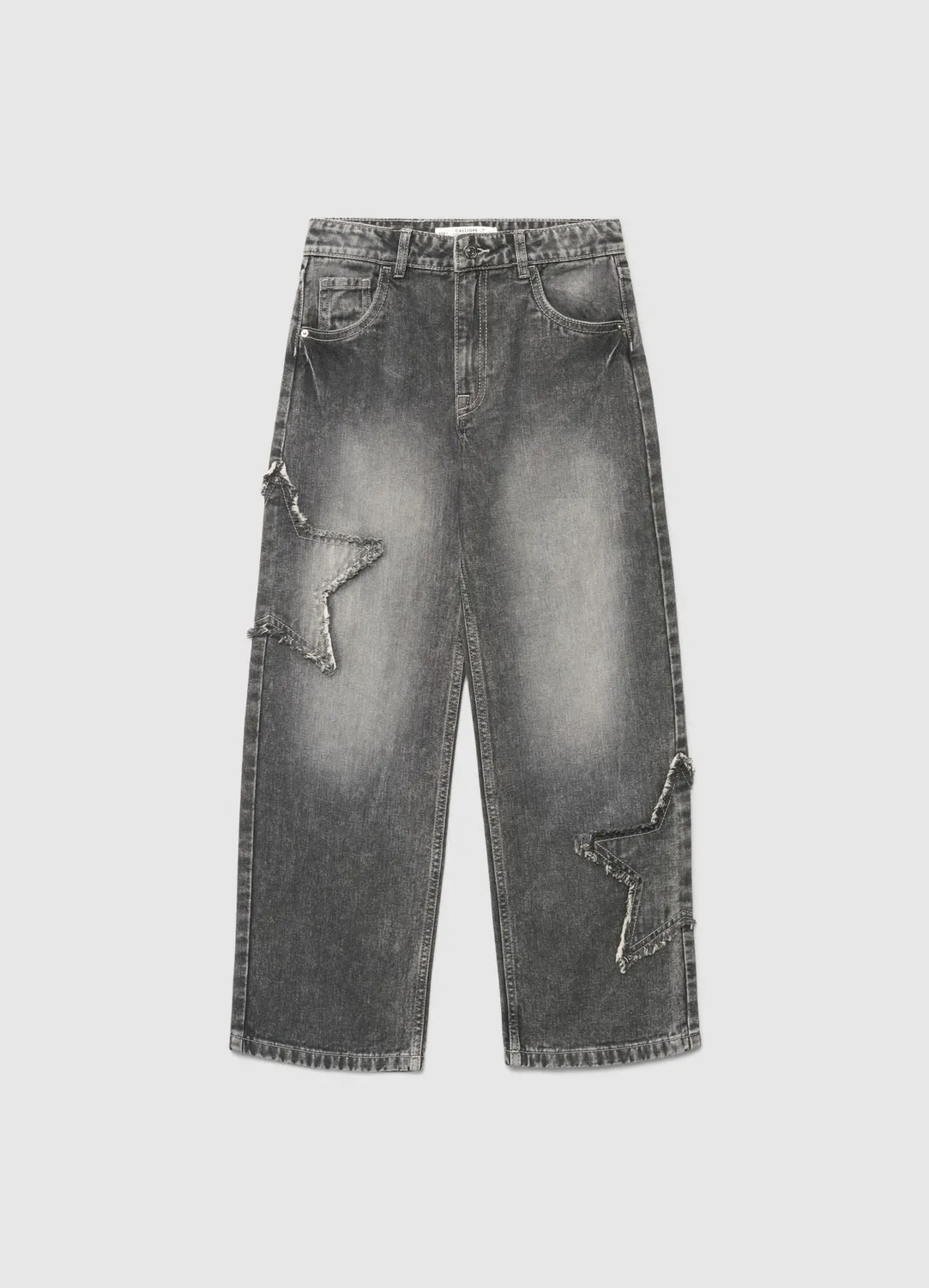 Calliope Jean wide leg fille étoiles taille cheville