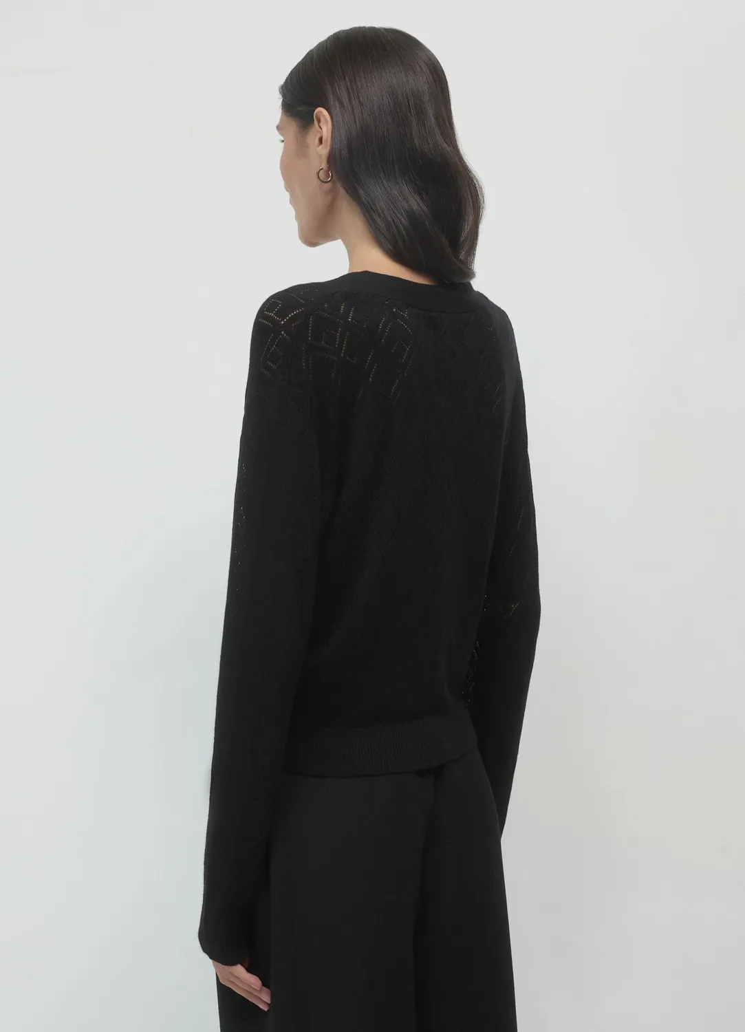 Calliope Cardigan Pointelle Femme Col V