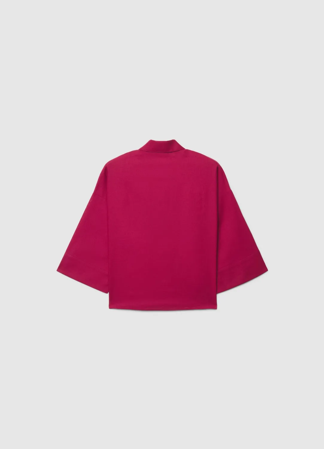 Calliope chemise femme col polo en lin ample