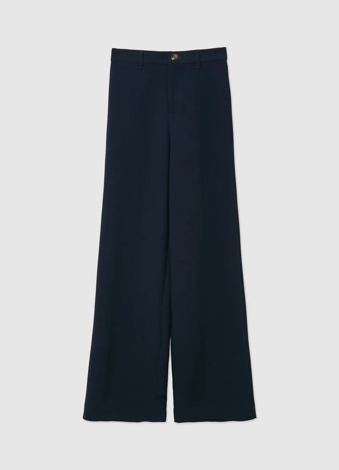 Calliope palazzo uni pantalon large femme plis devant