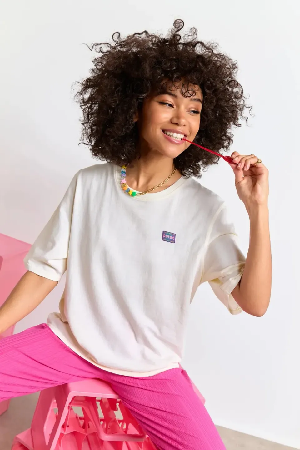 Perpète Molly tee-shirt crème coton bio