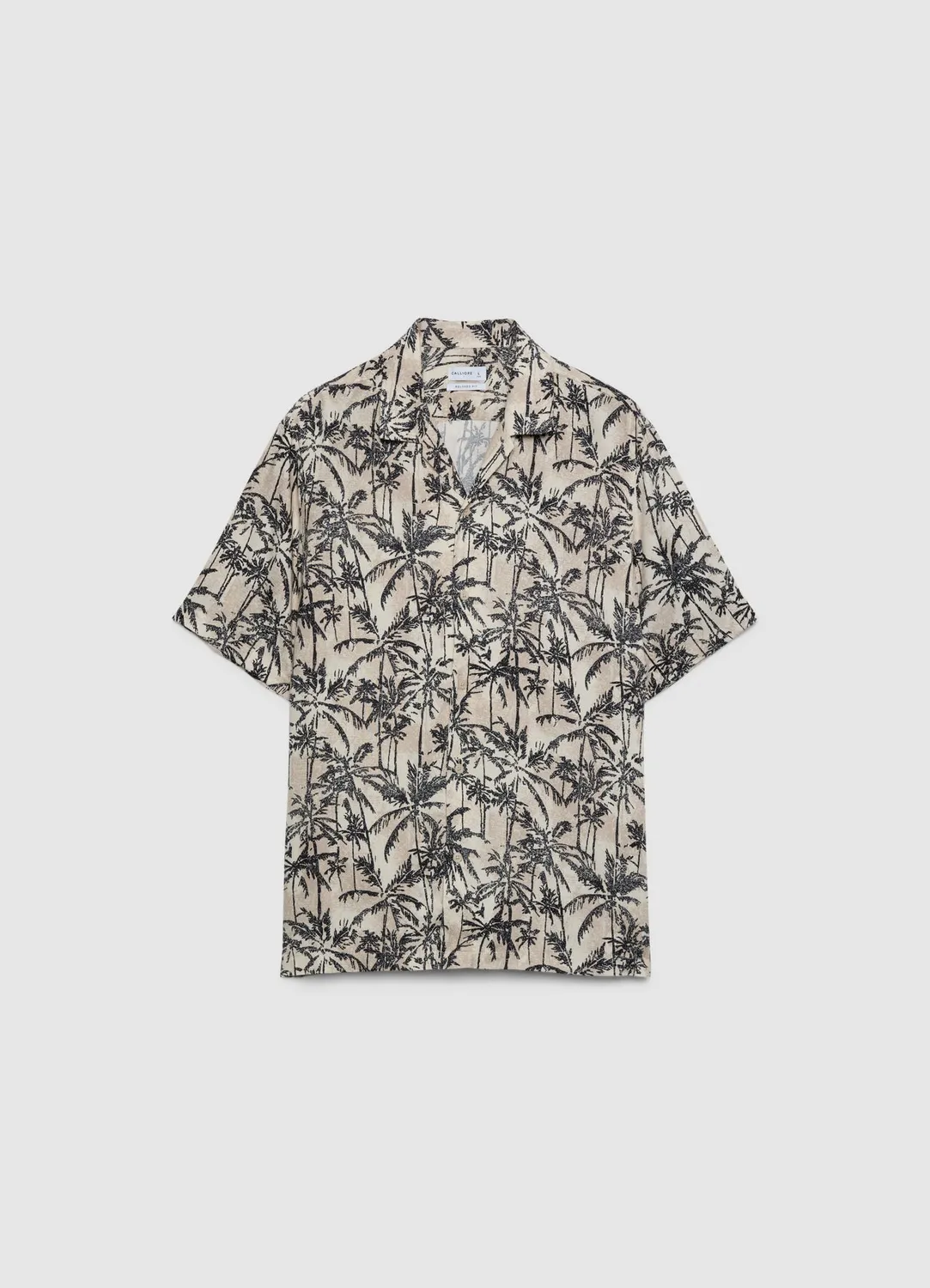 Calliope bowling palme chemise homme manches courtes