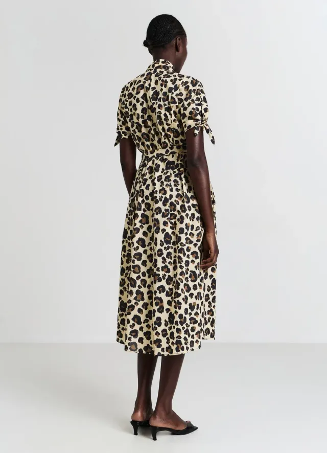 Calliope Atelier robe chemisier animalier femme