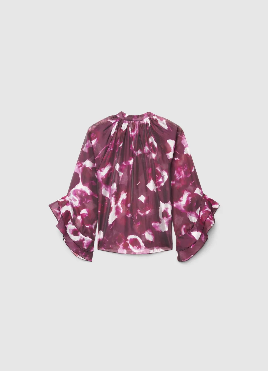Calliope blouse femme fleurs col lavallière