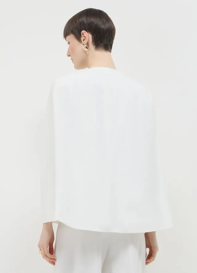 Calliope veste cape femme unie crochet
