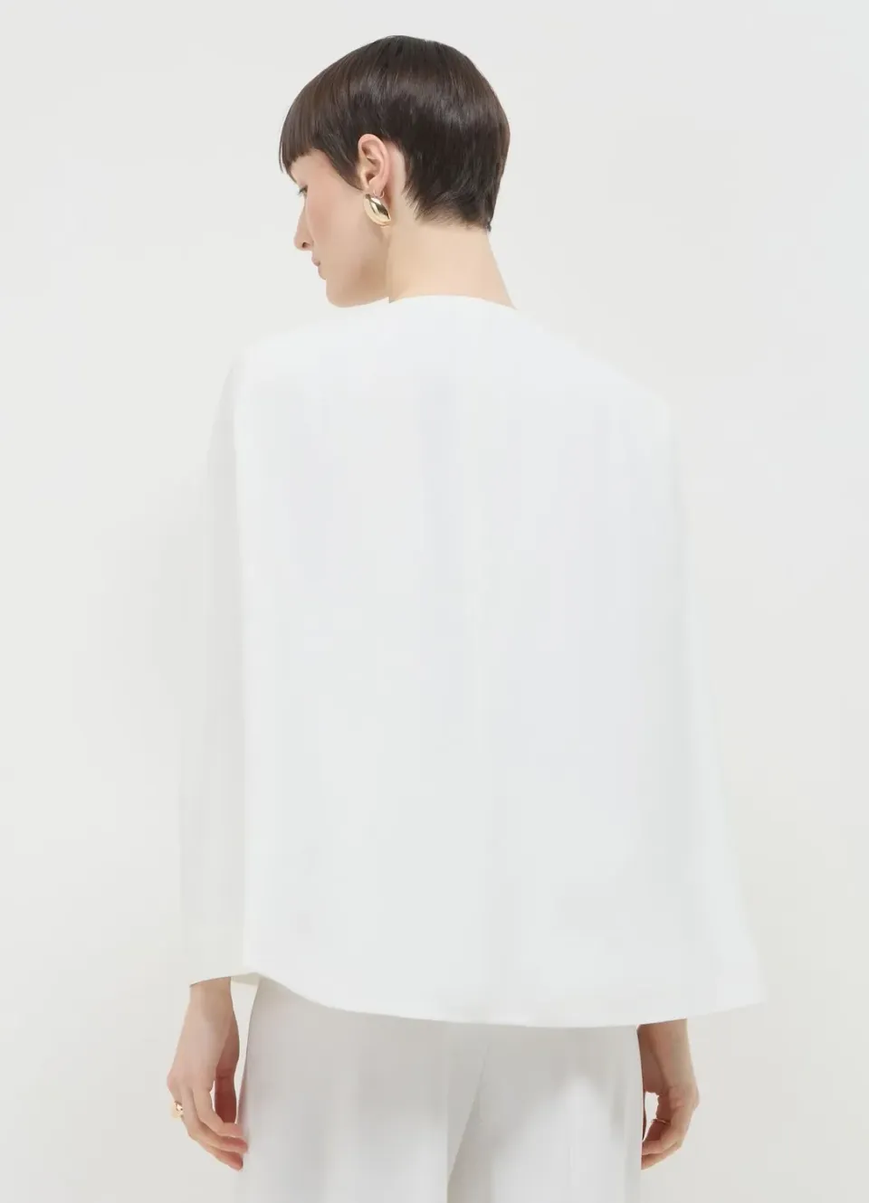 Calliope veste cape femme unie crochet