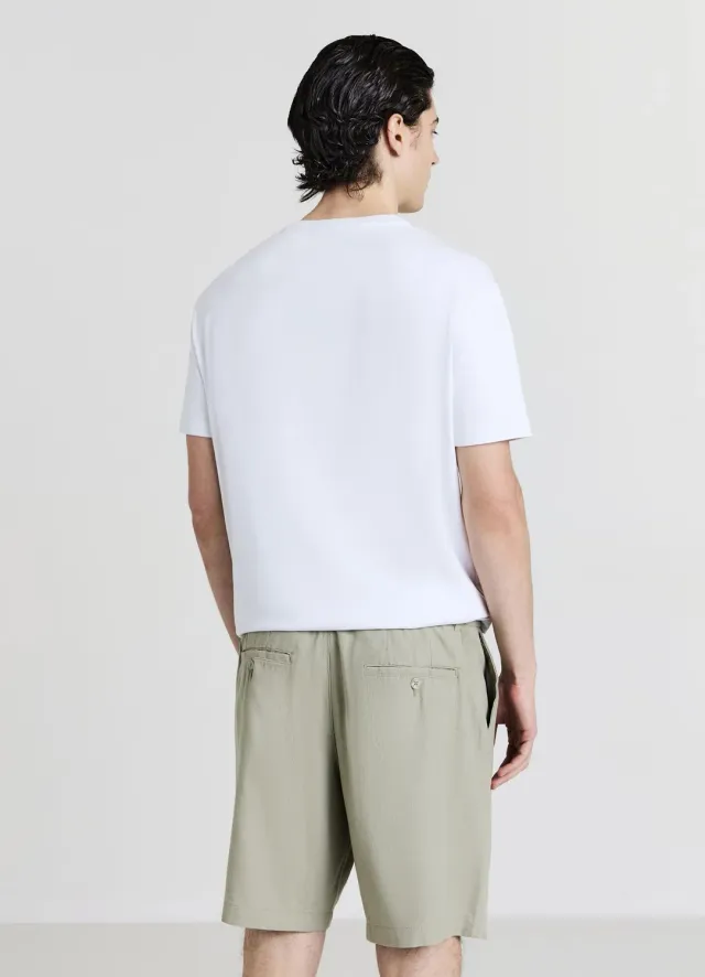 Calliope Bermuda homme à cordon uni coupe regular