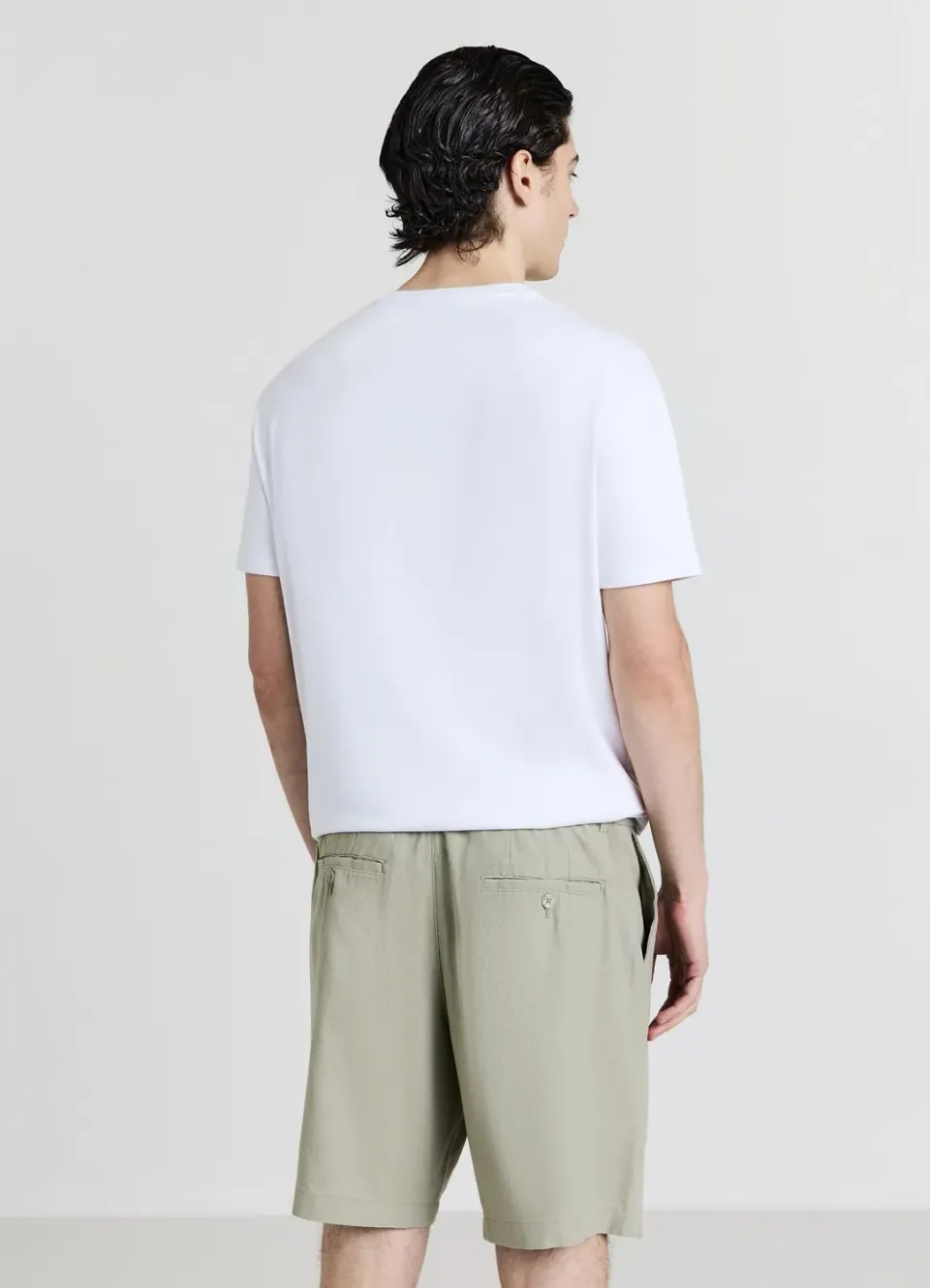 Calliope Bermuda homme à cordon uni coupe regular