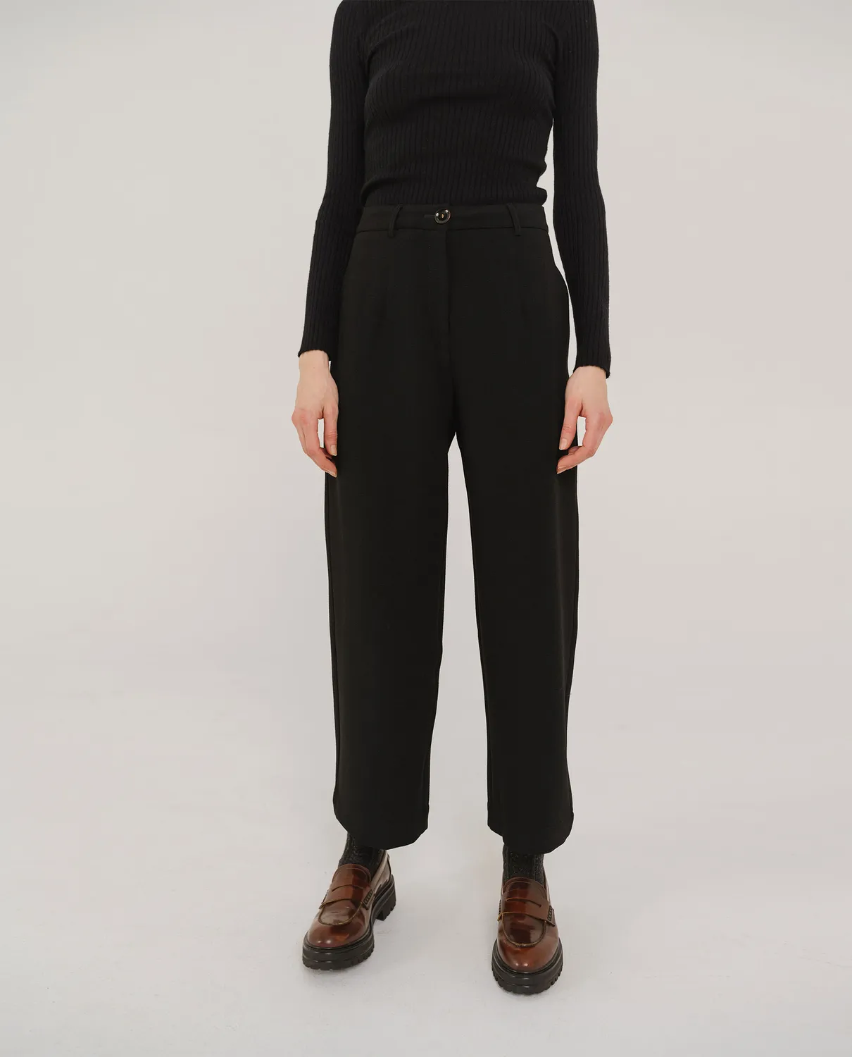 Tinsels Brando pantalon noir 7/8 taille haute