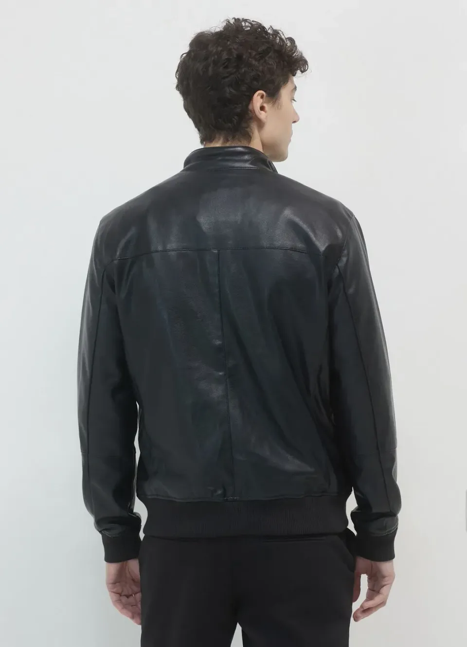 Calliope bomber simili cuir homme