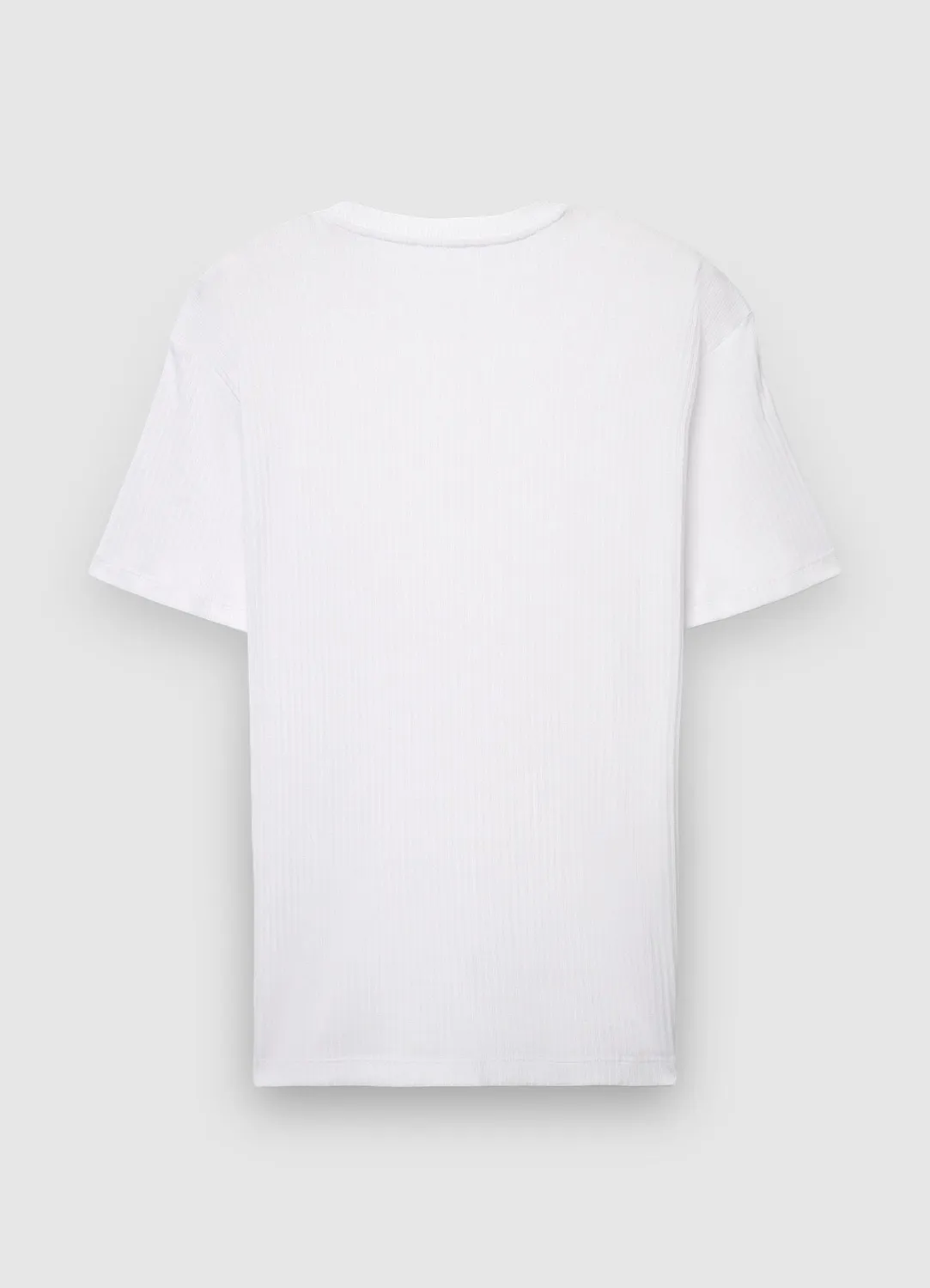 Calliope t-shirt col rond côtelé homme regular