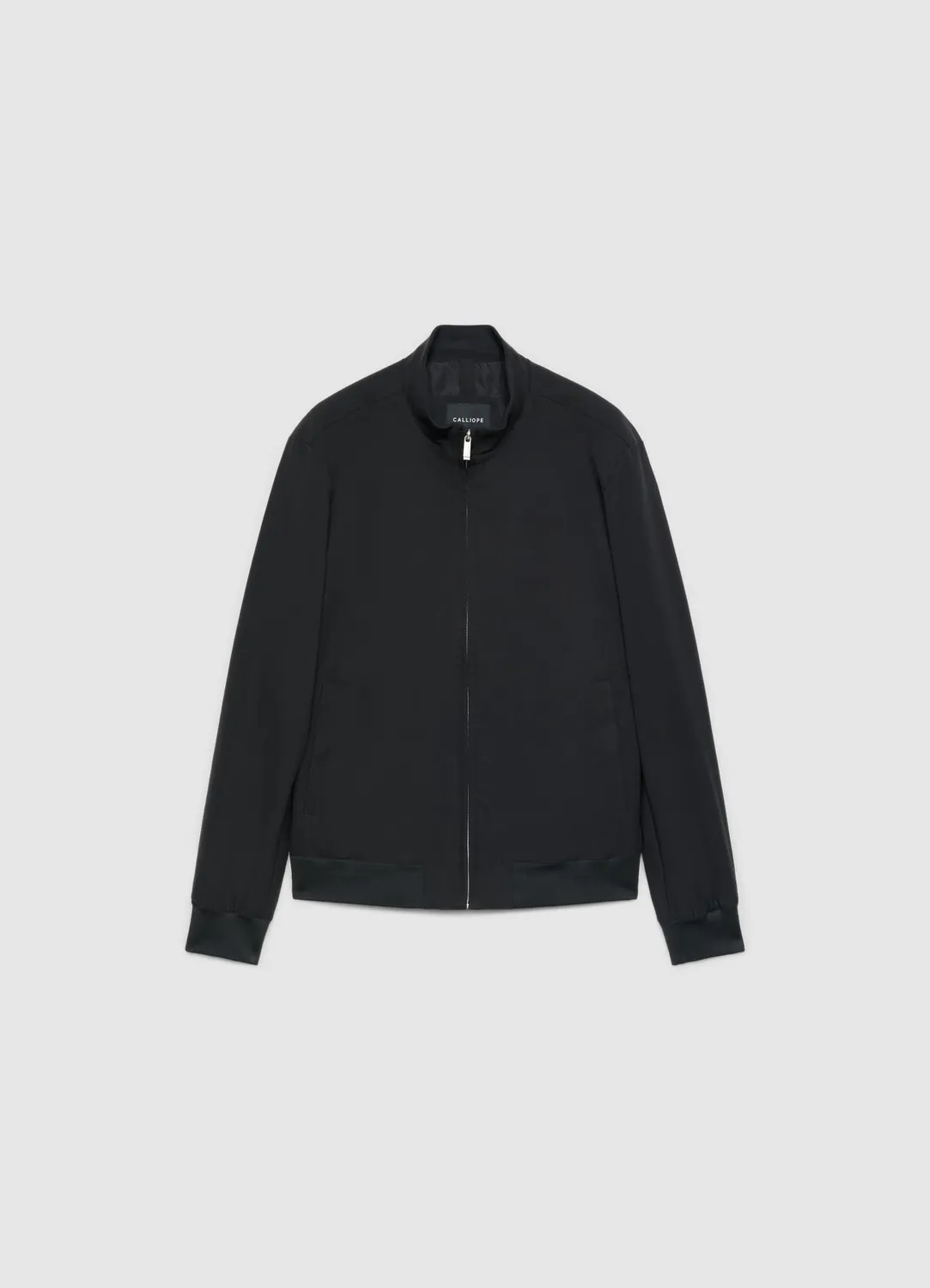 Calliope bomber zip homme col montant uni