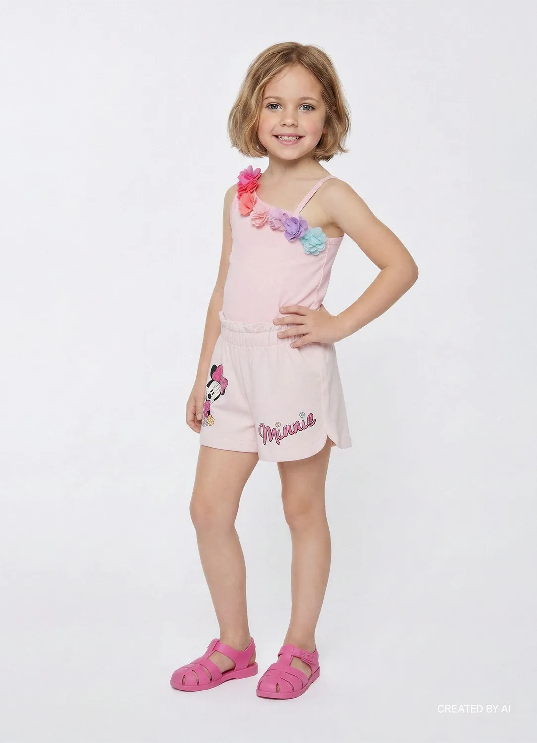 Calliope short fille Minnie taille élastique