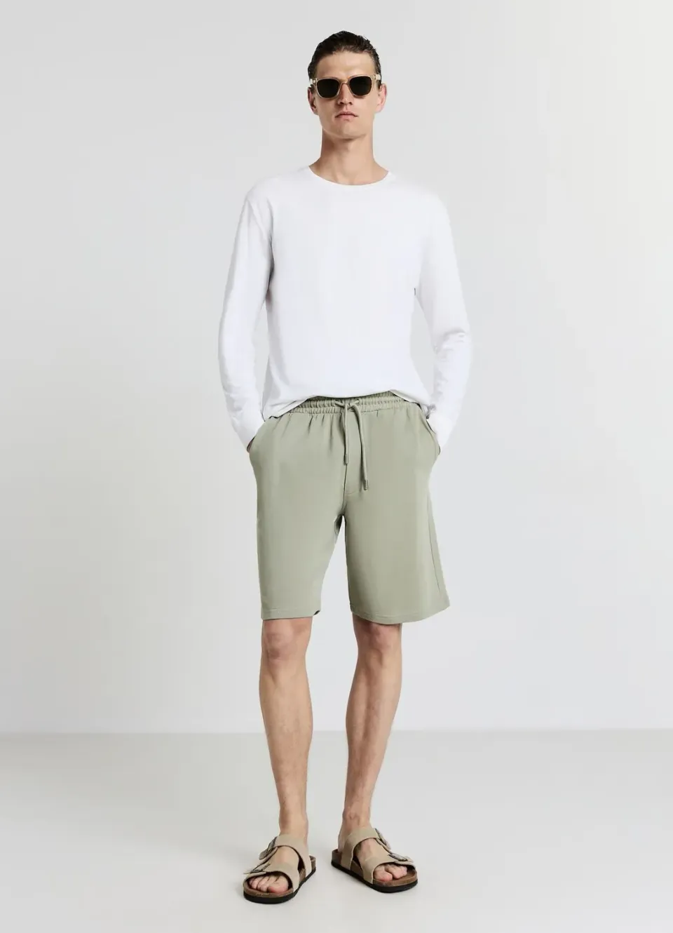 Calliope Short gym coton uni homme taille L