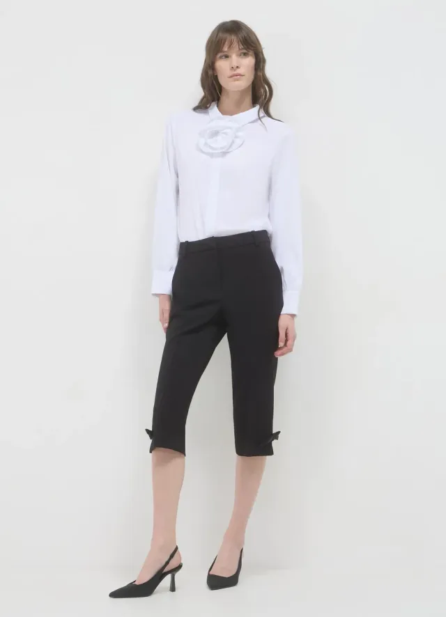 Calliope blouse rose femme manches longues