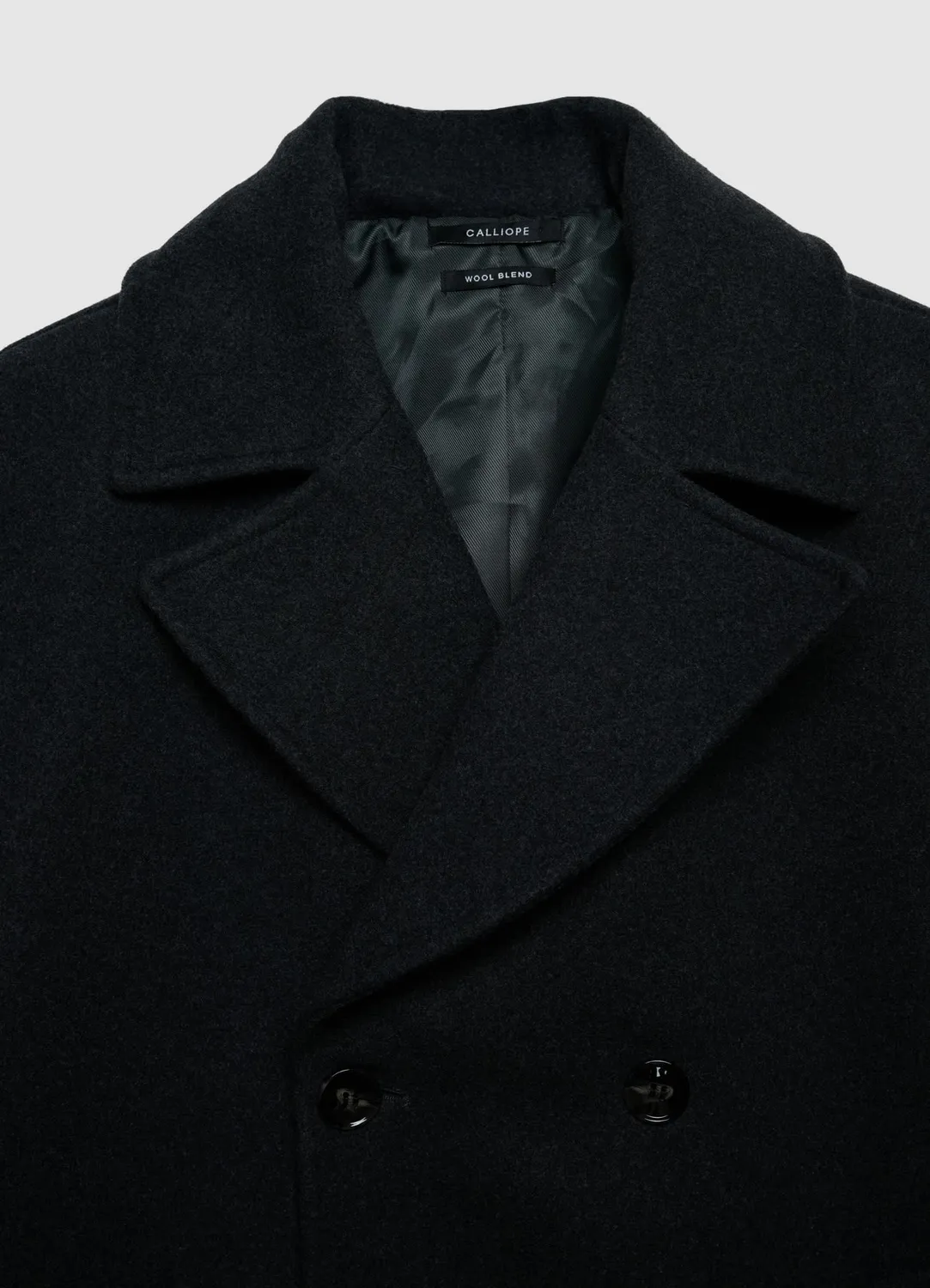 Calliope manteau croisé panno homme revers