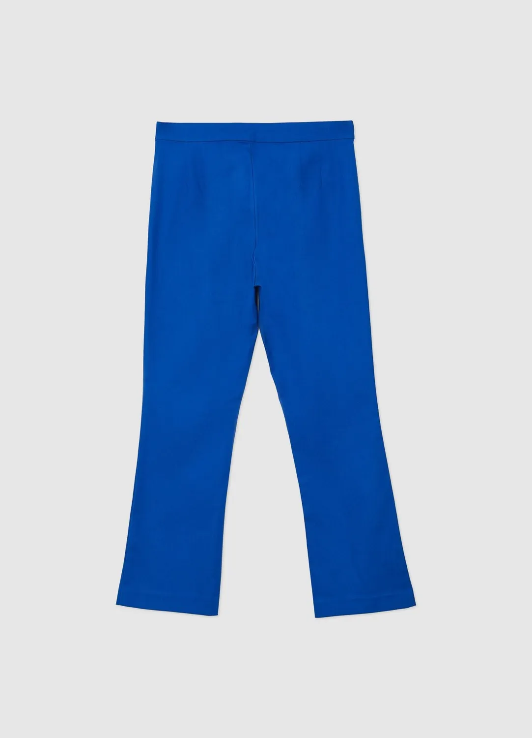 Calliope pantalon cropped flare femme coton rasatello