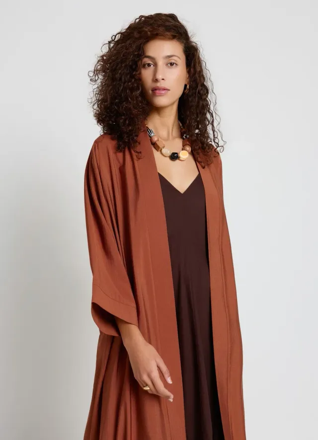 Calliope kimono long uni taille XS/S fluide