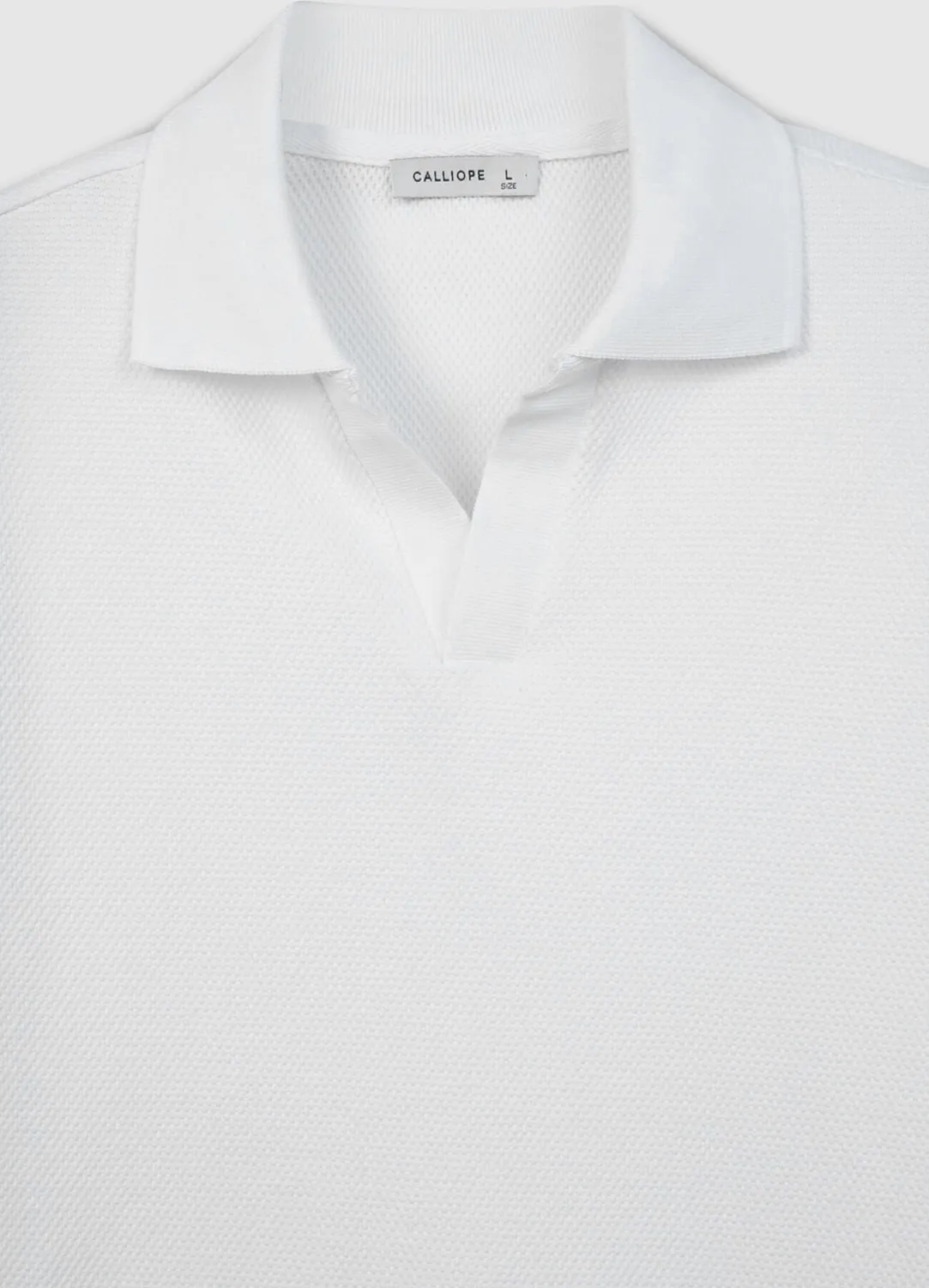 Calliope polo coton homme manches courtes