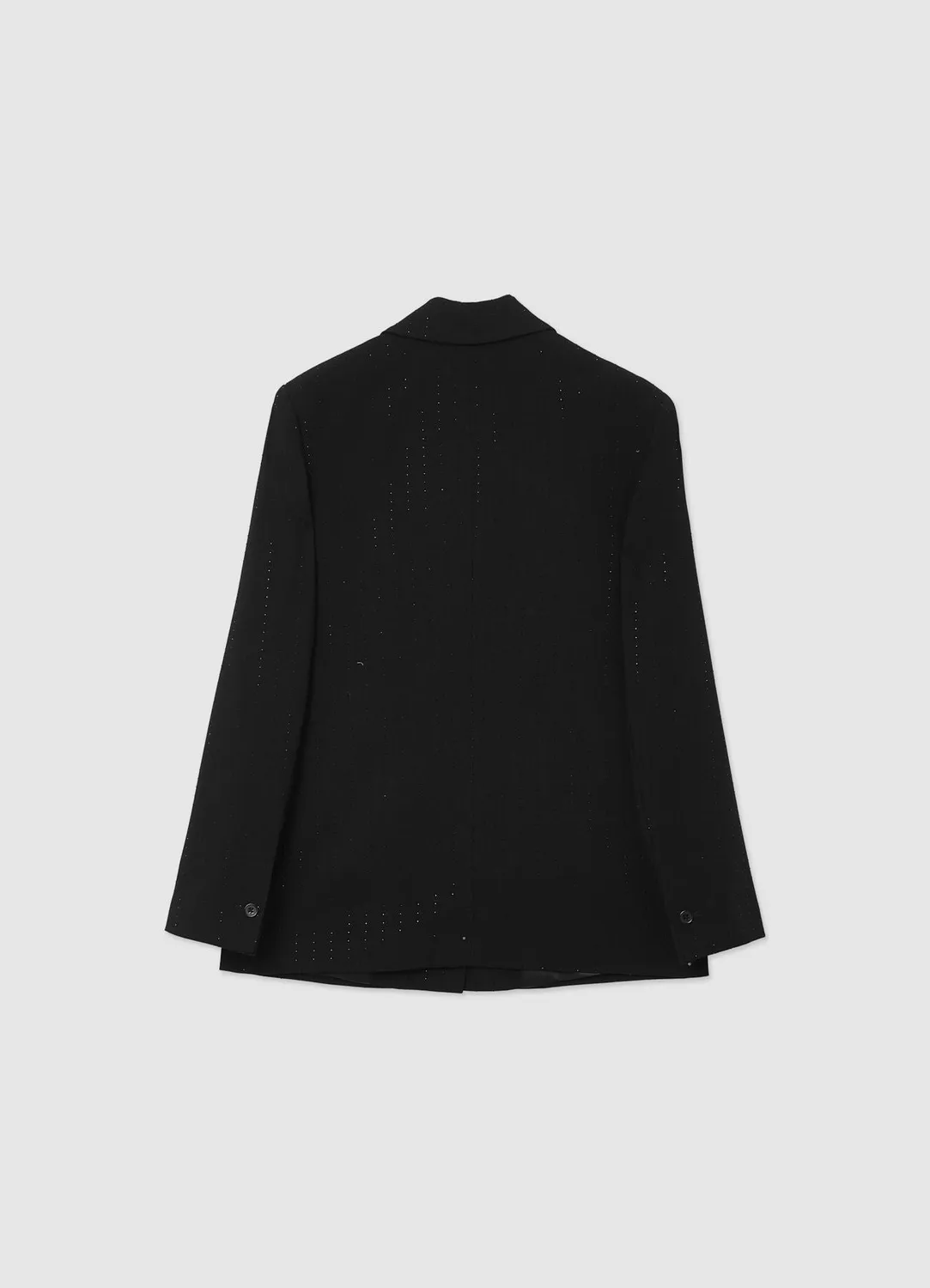 Calliope veste femme gessato à strass monopetto