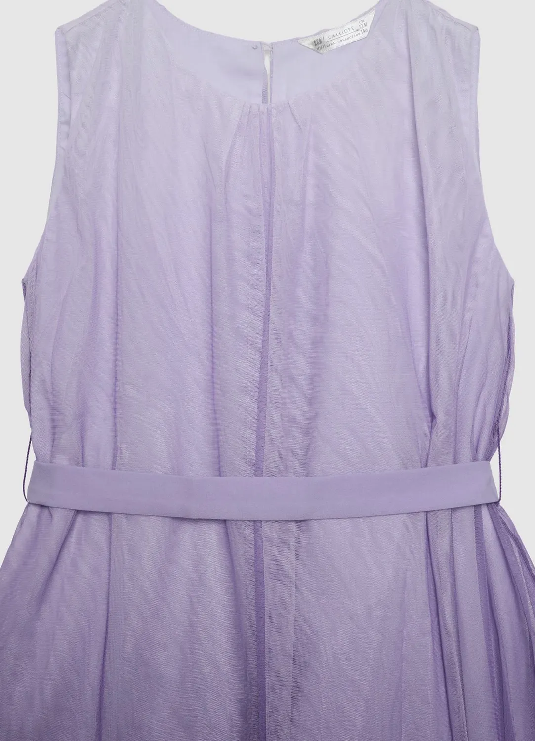 Calliope robe fille tulle cérémonie avec ceinture