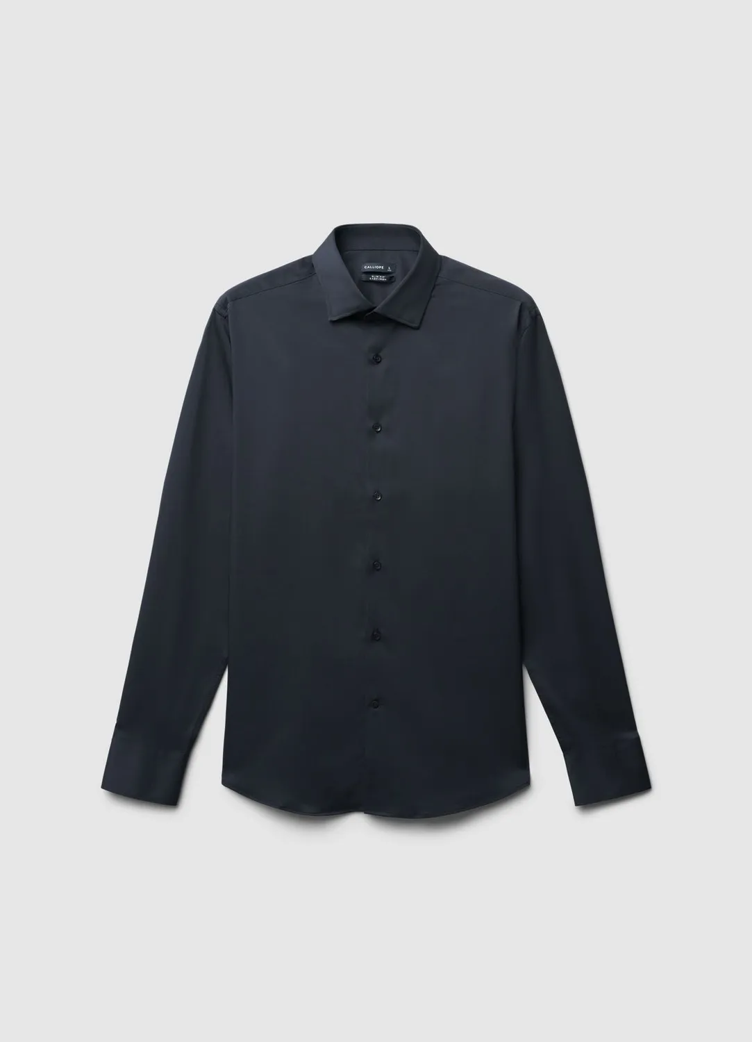 Calliope chemise homme unie manches longues