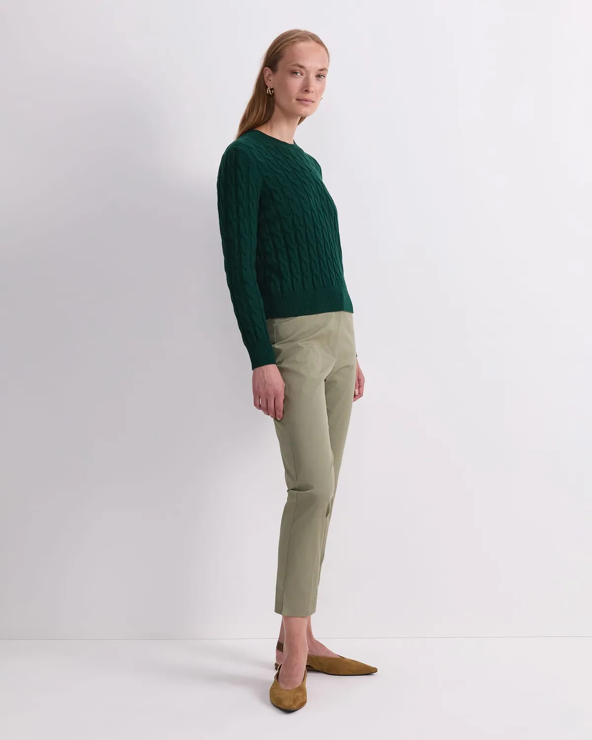 Sportscraft Merino Cable Sweater pull torsades laine mérinos