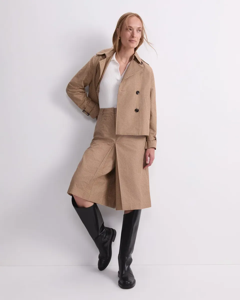 Sportscraft Audrey culotte à carreaux doublée genou