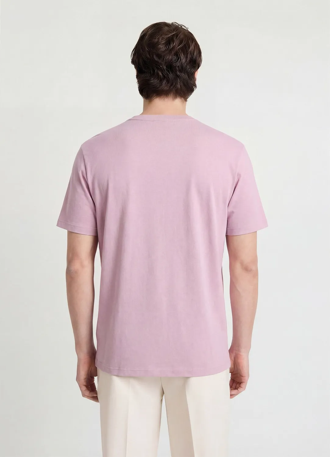 Calliope t-shirt homme col rond uni coton