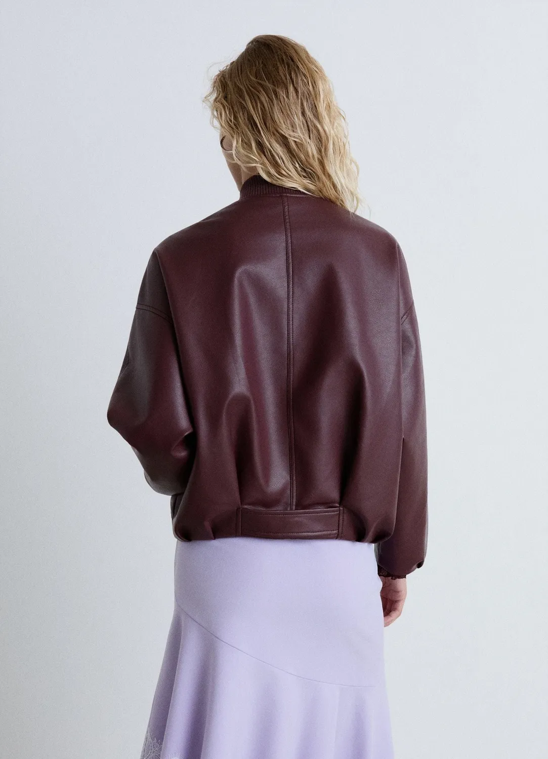 Calliope bomber zip femme ceinture réglable uni