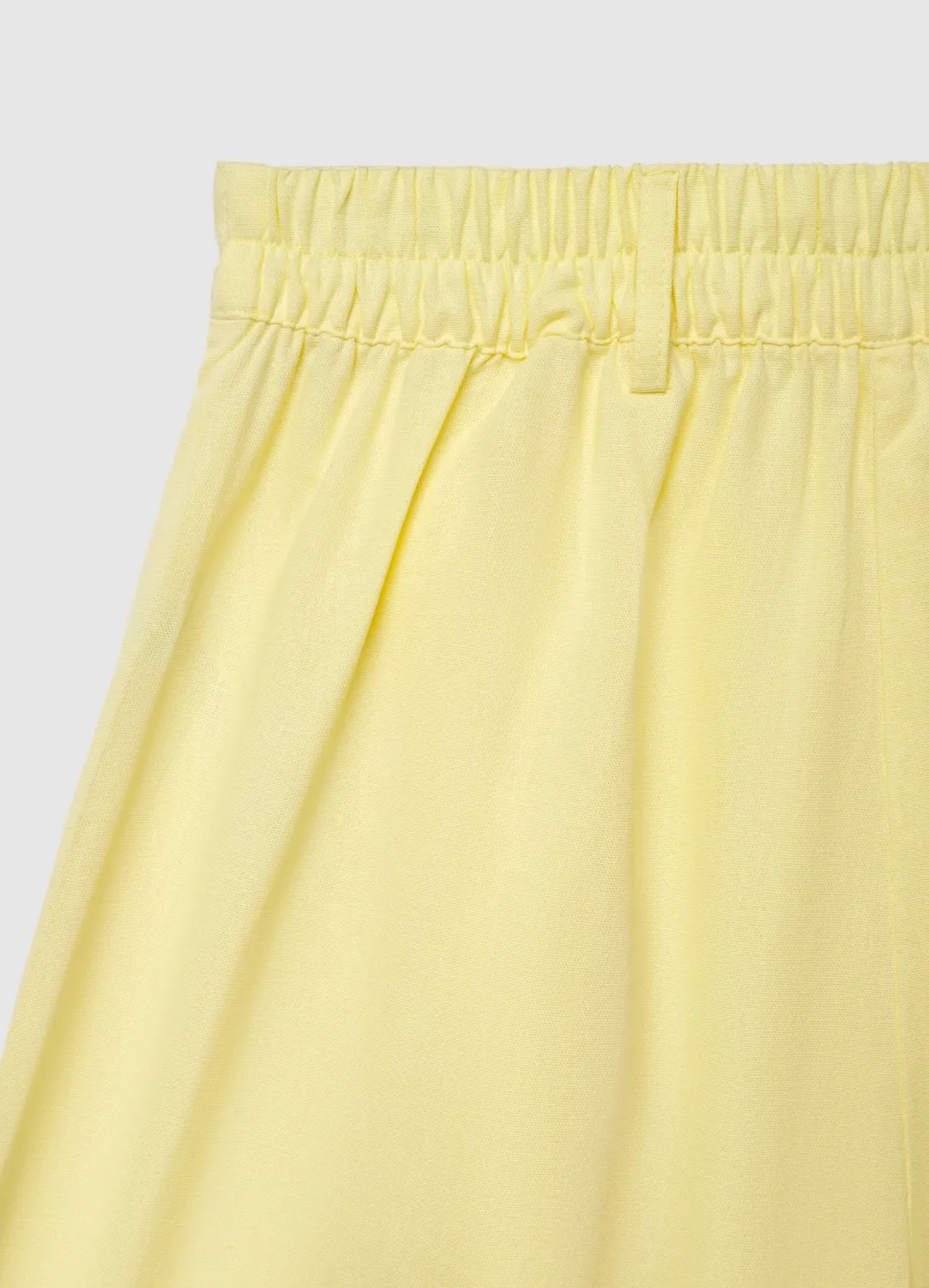 Calliope bermuda lin short femme taille haute pinces