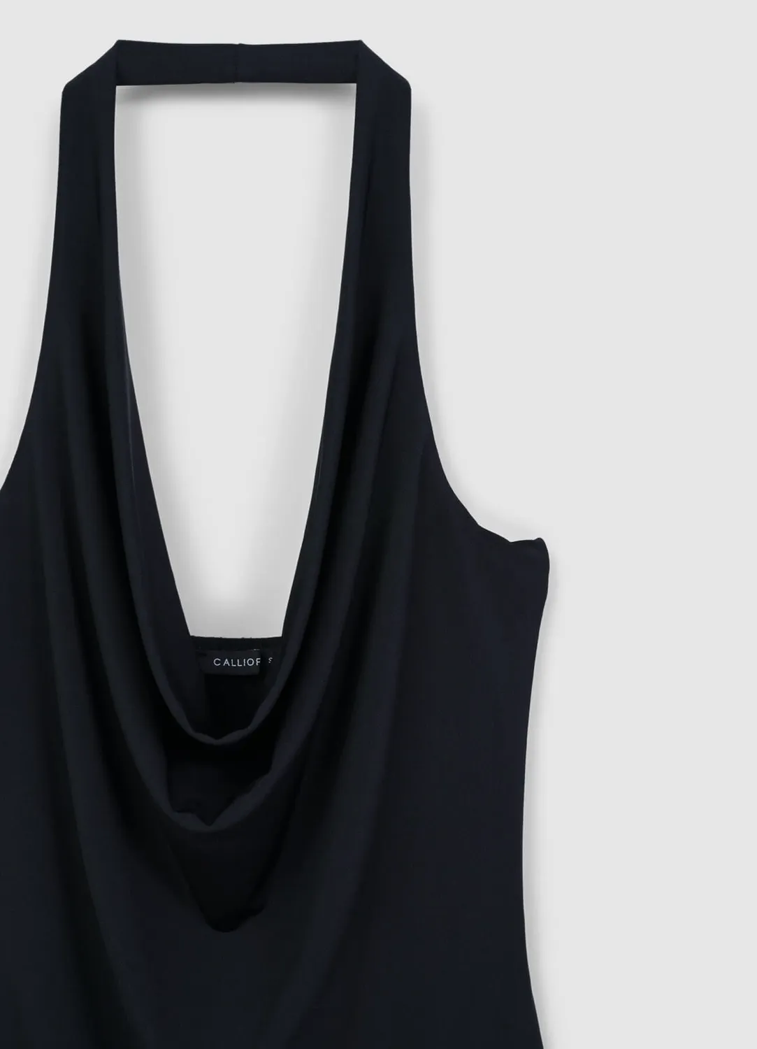 Calliope Body halterneck sciallato body femme col licou