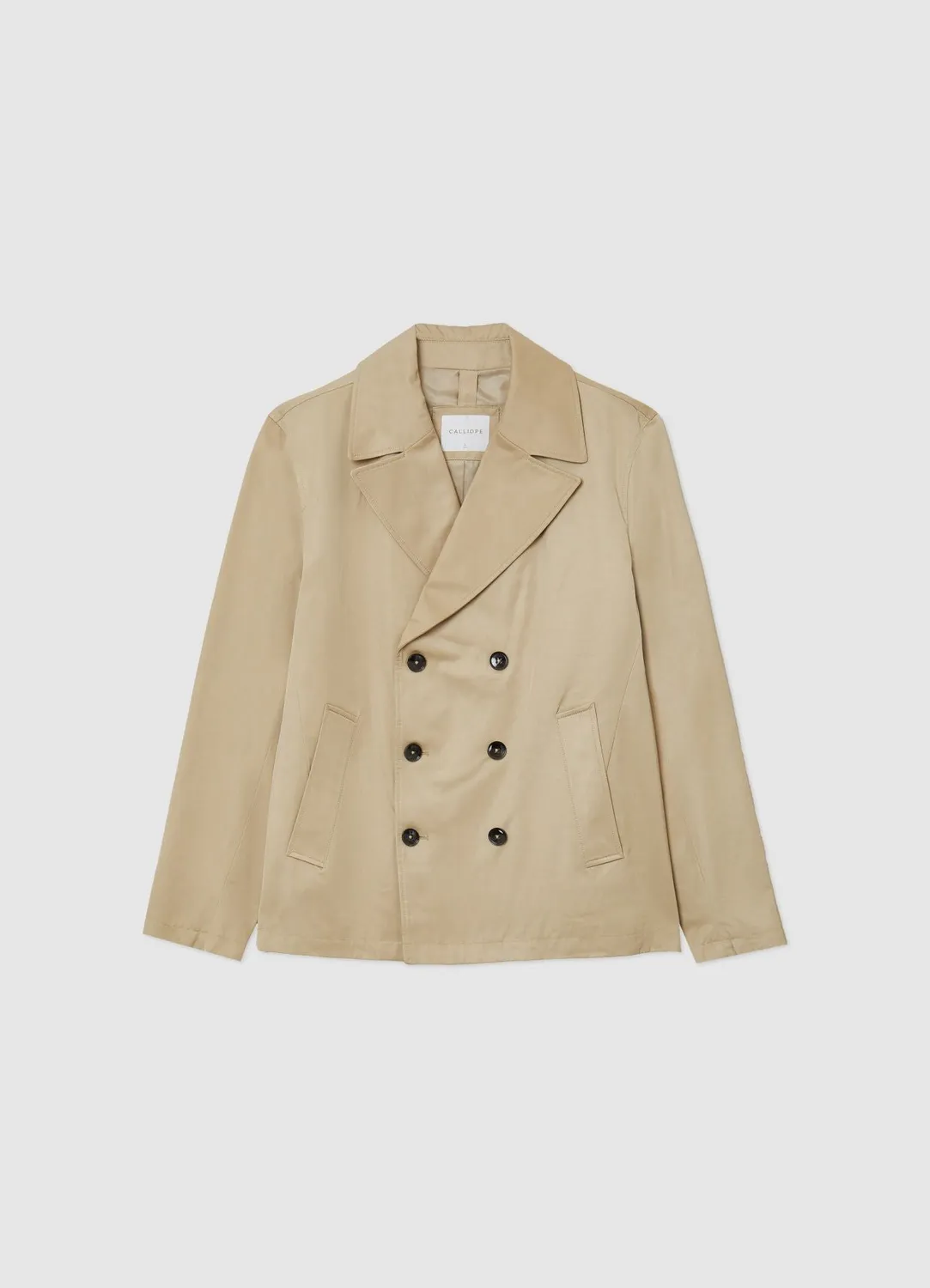 Calliope Trench court boutons homme