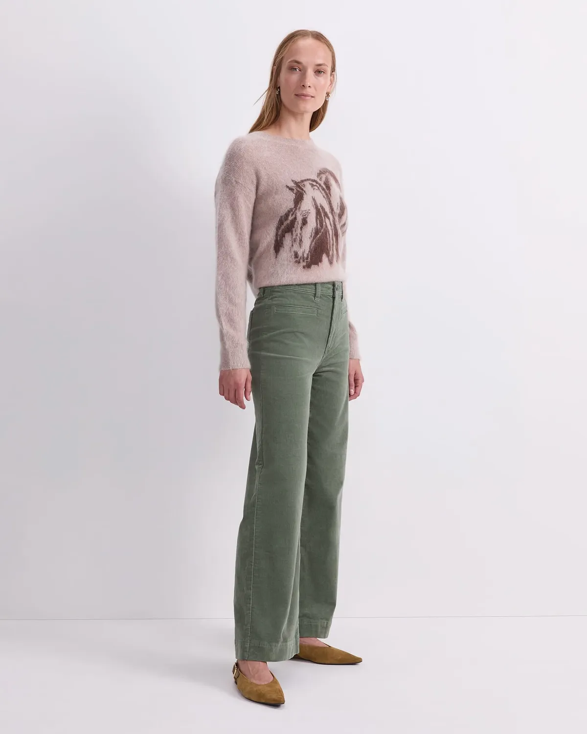 SPORTSCRAFT Cleo Cord Wide Leg jean velours femme large