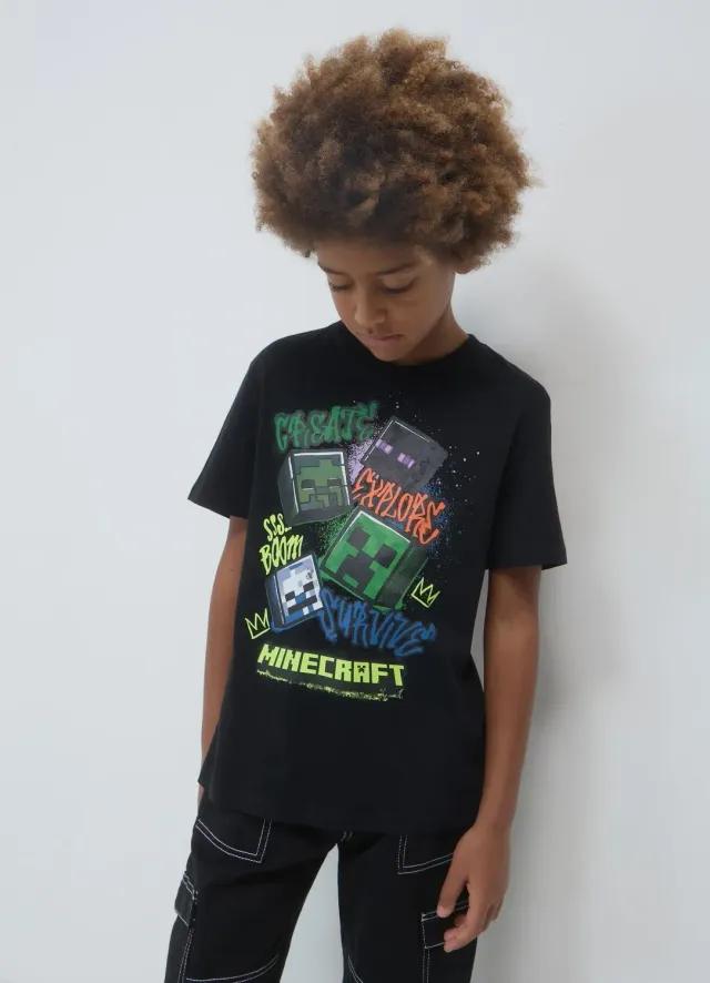 Calliope t-shirt Minecraft coton garçon