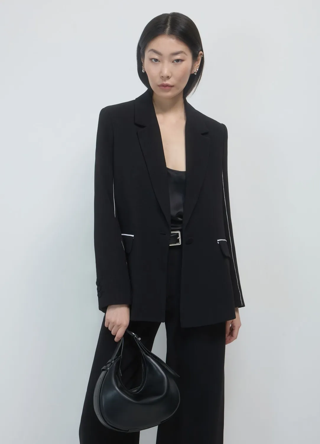 Calliope Veste tailleur femme finitions contraste