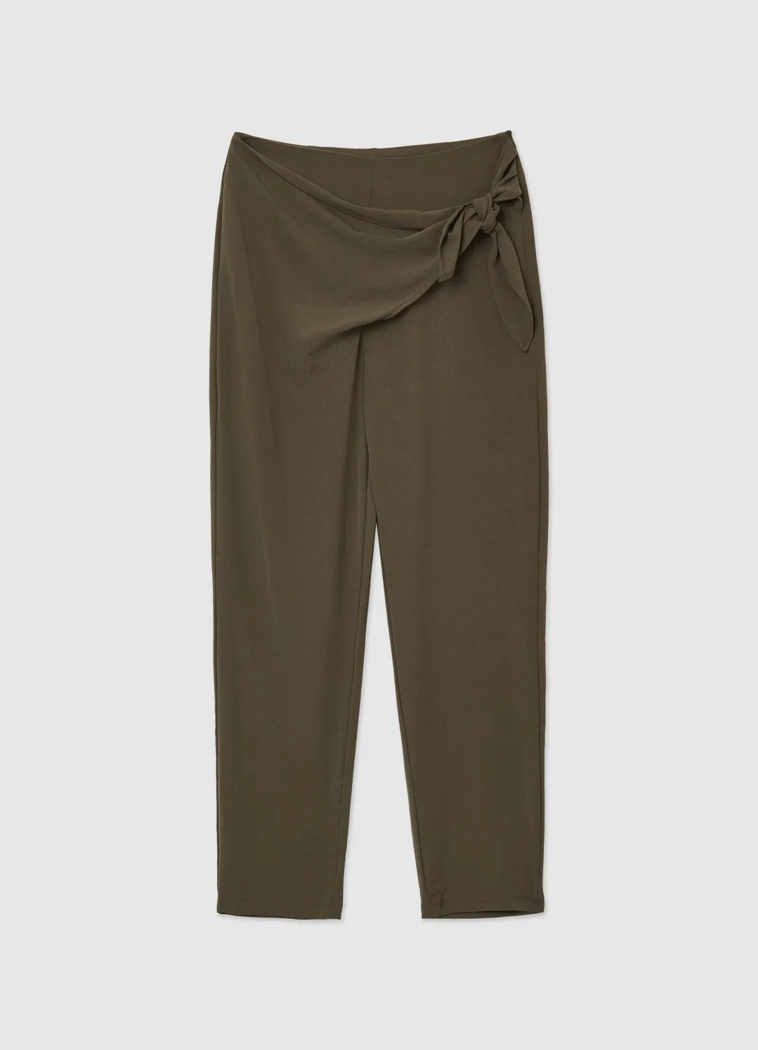 Calliope pantalon long nœud femme uni