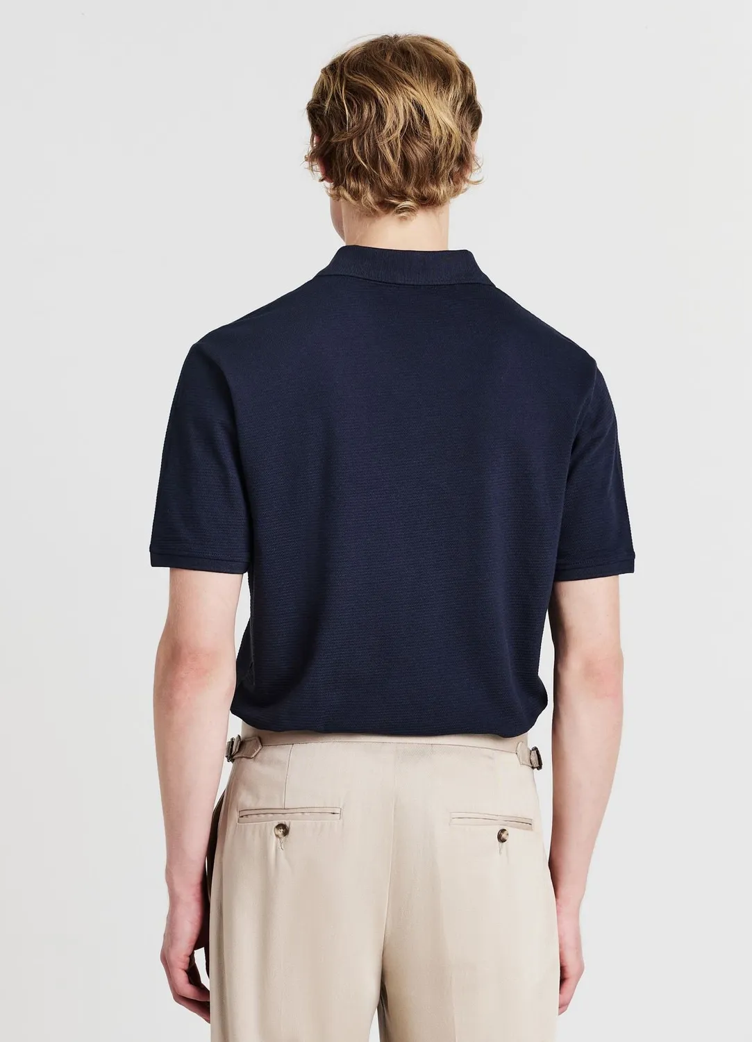 Calliope Polo t-shirt coton homme manches courtes uni