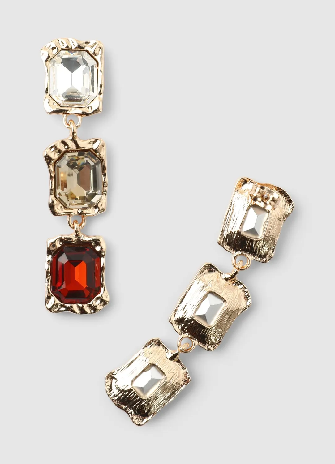 Calliope boucles d'oreilles pendantes femme strass
