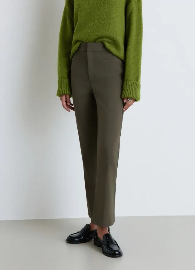 Calliope pantalon flare femme uni mini évasé