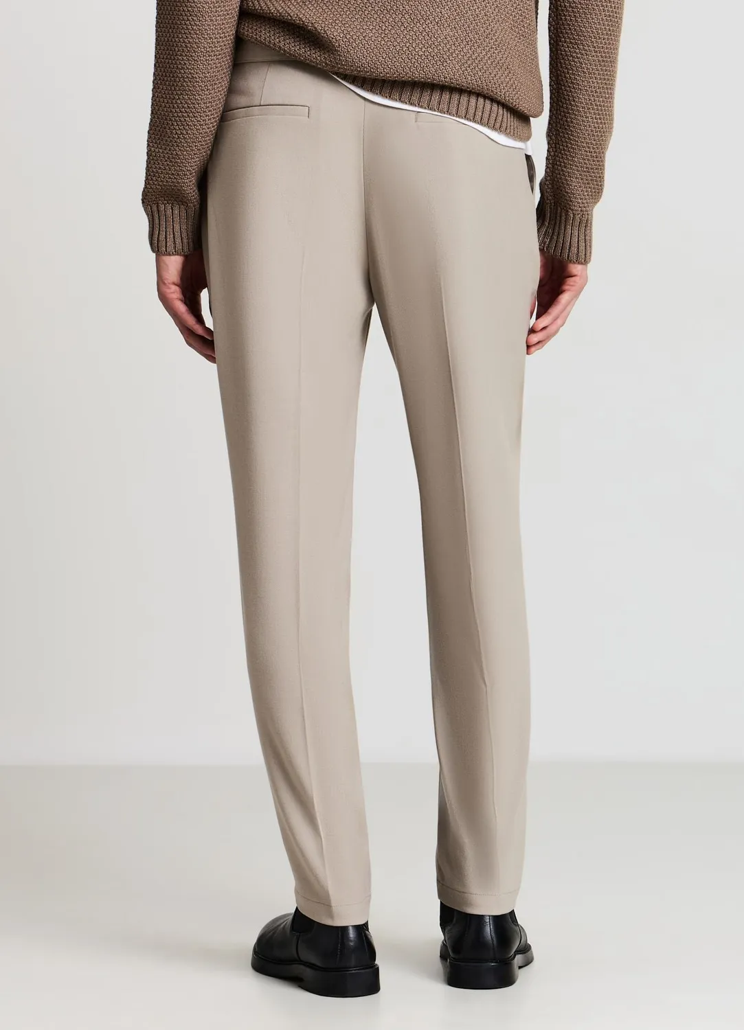 Calliope pantalon homme à plis ceinture boucle