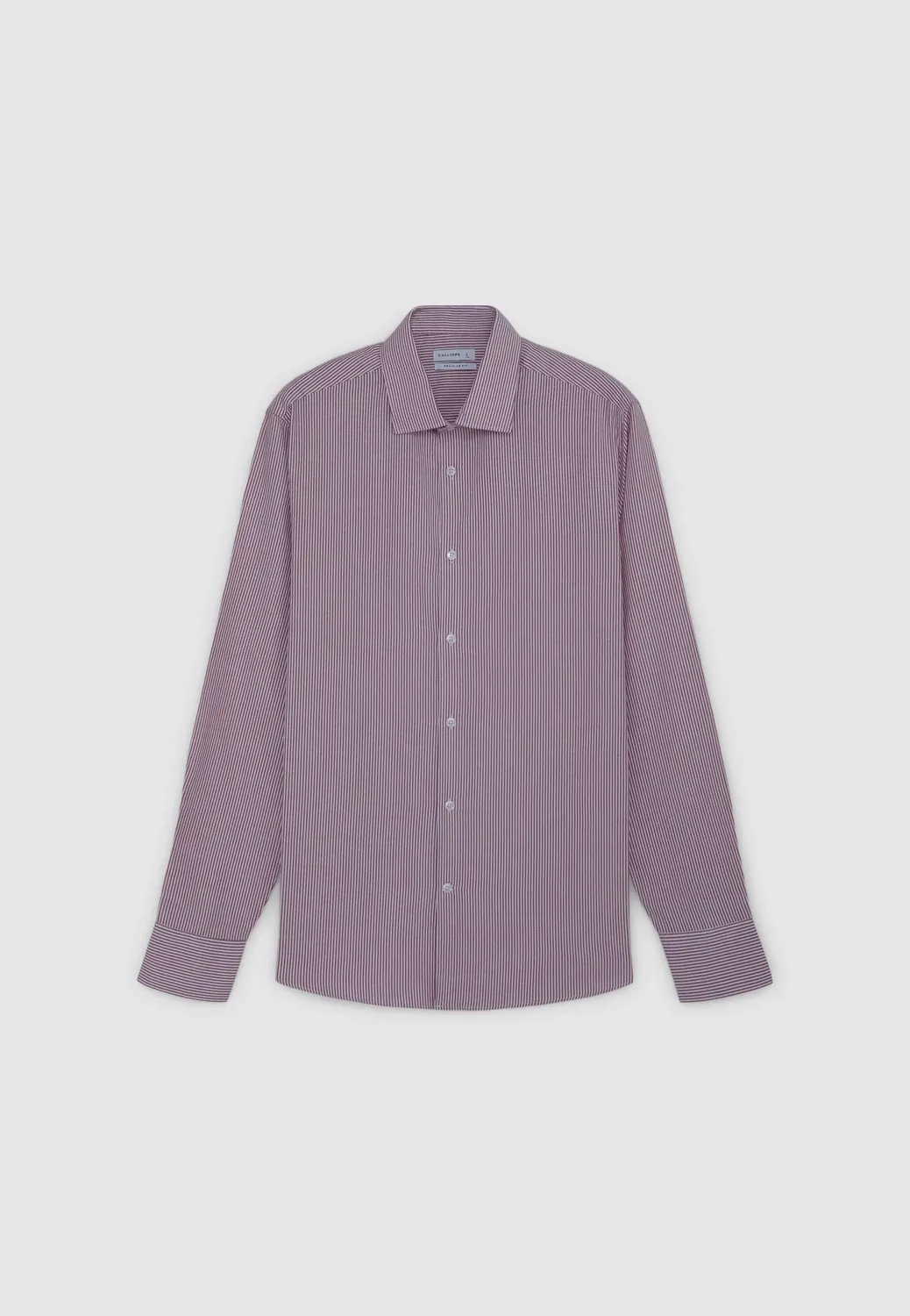 Calliope chemise à rayures homme manches longues coupe regular